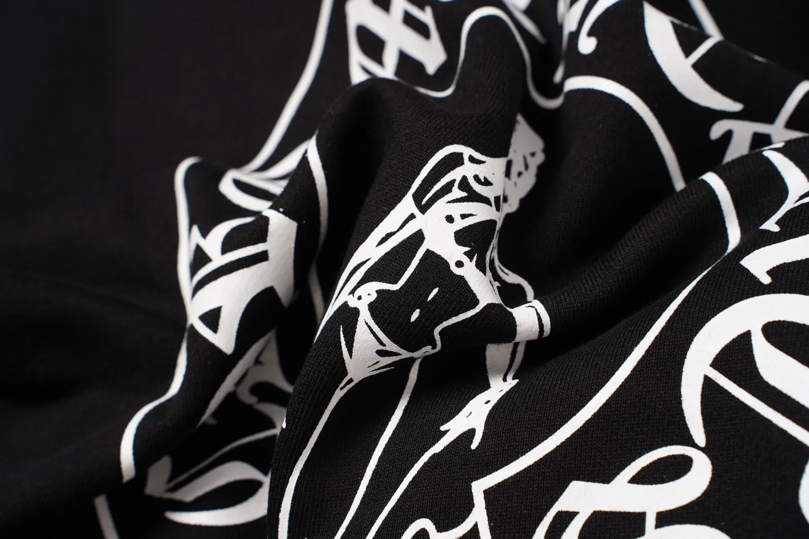 8609 Chrome Hearts Deadly Doll ， + / ， ， Same Style 1:1 ，， 1：1 。Black S x L